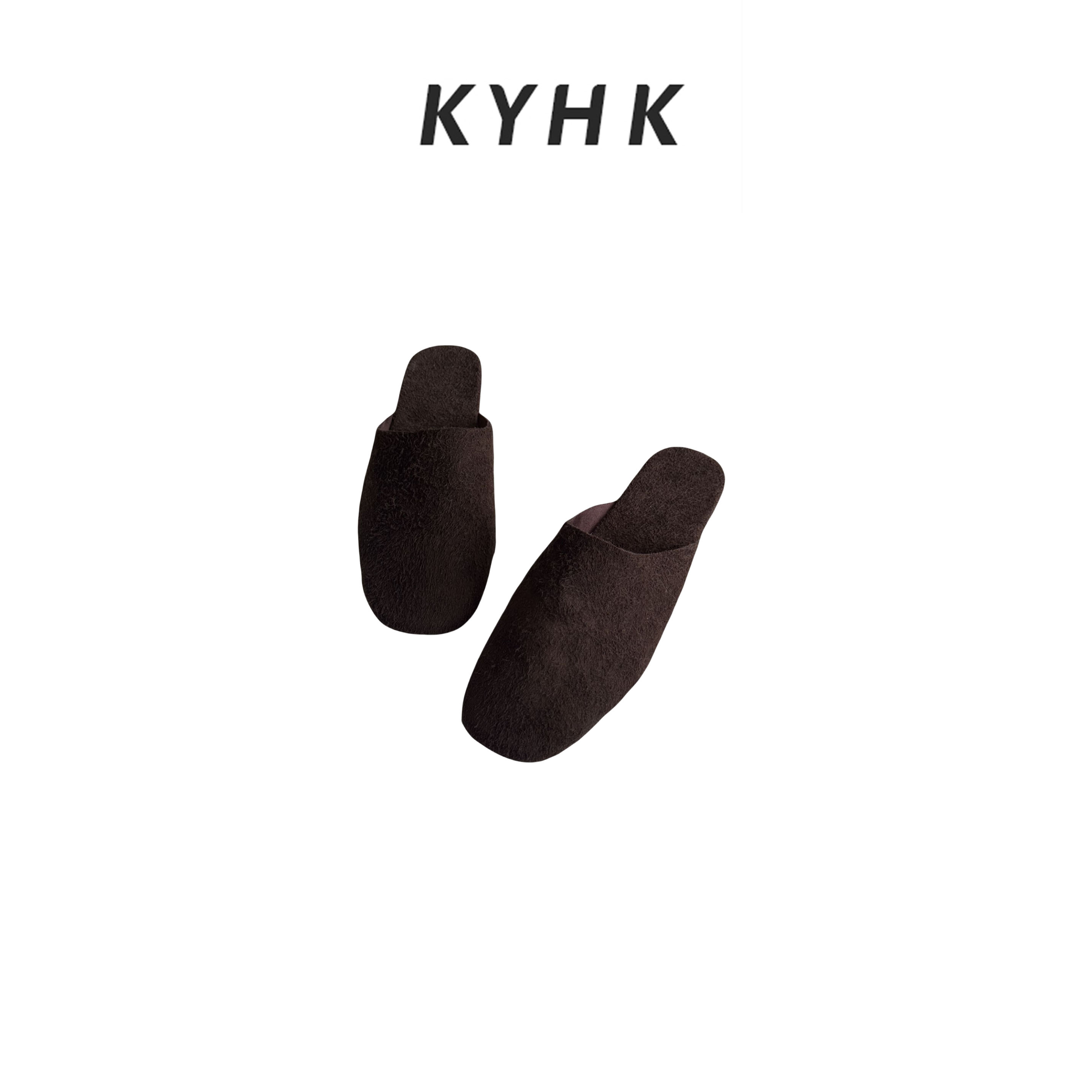 KYHK复古平底外穿包头拖240980