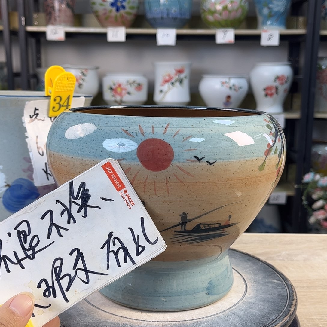 罐1xc景德镇陶瓷花盆