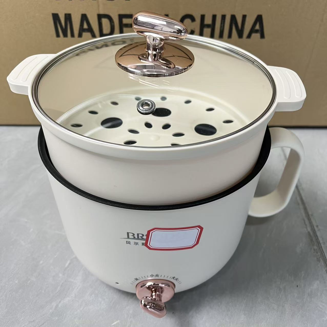 双层电蒸锅电煮锅煮粥煲汤打火锅2-3人用煮饭家庭宿舍