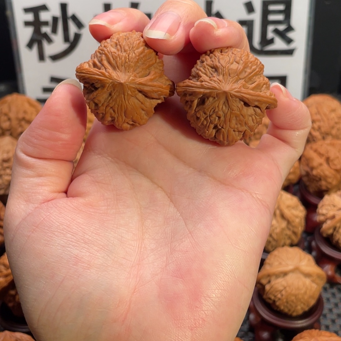 神***.把件文玩核桃全品山地正磨35