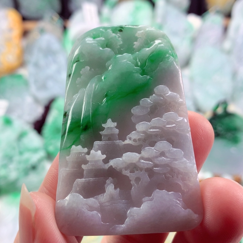 【闪购商品】翡翠吊坠(不含链)未镶嵌