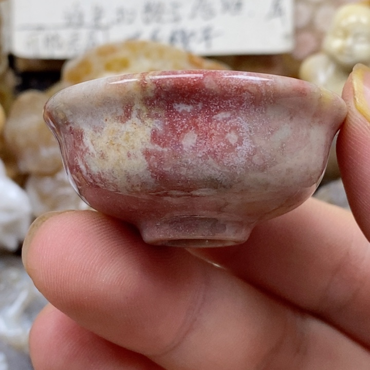 颈饰未镶嵌硅化珊瑚（珊瑚玉）