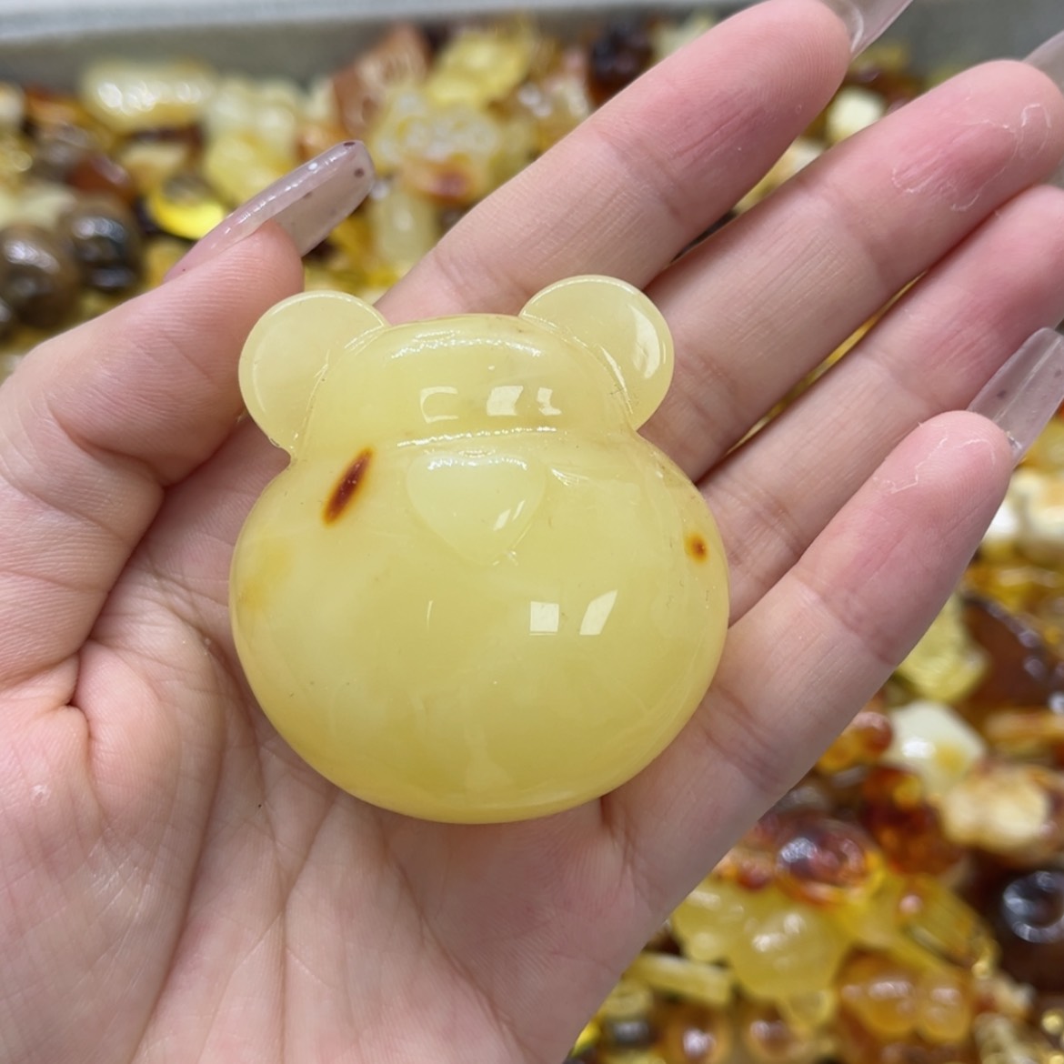 【闪购商品】琥珀裸石未镶嵌天然琥珀