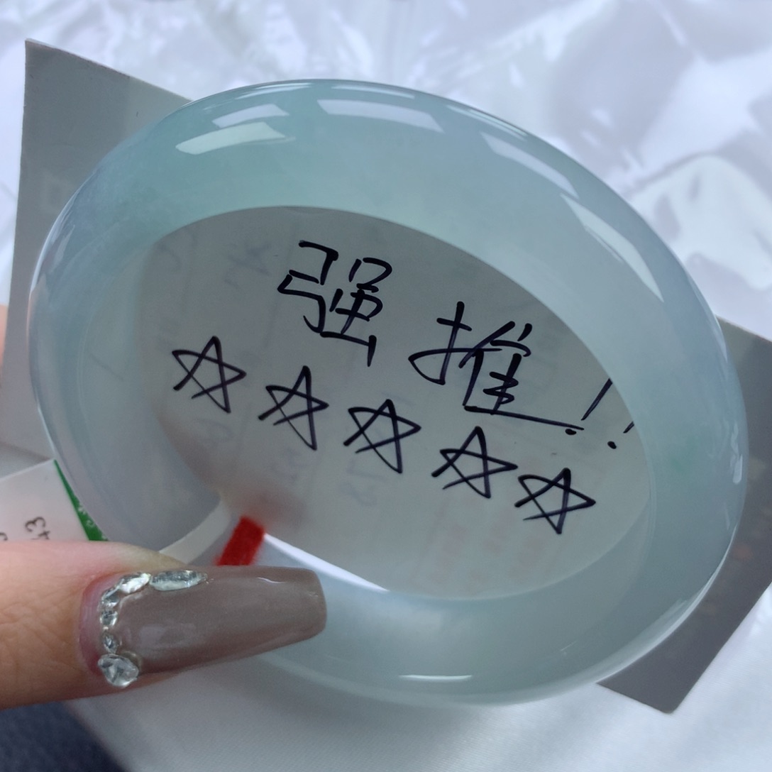 翡翠手镯未镶嵌58.8正圈强强推