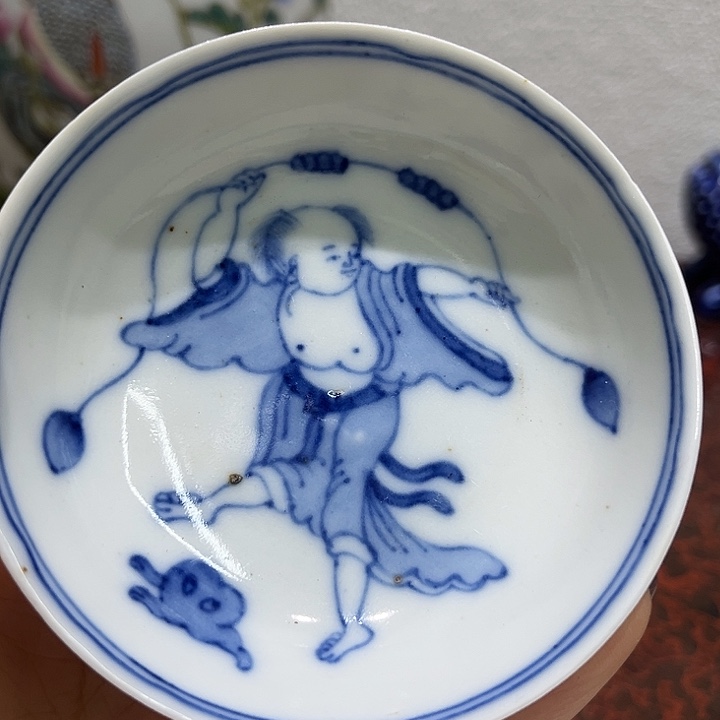 新***白瓷片精美的的陶瓷摆件……