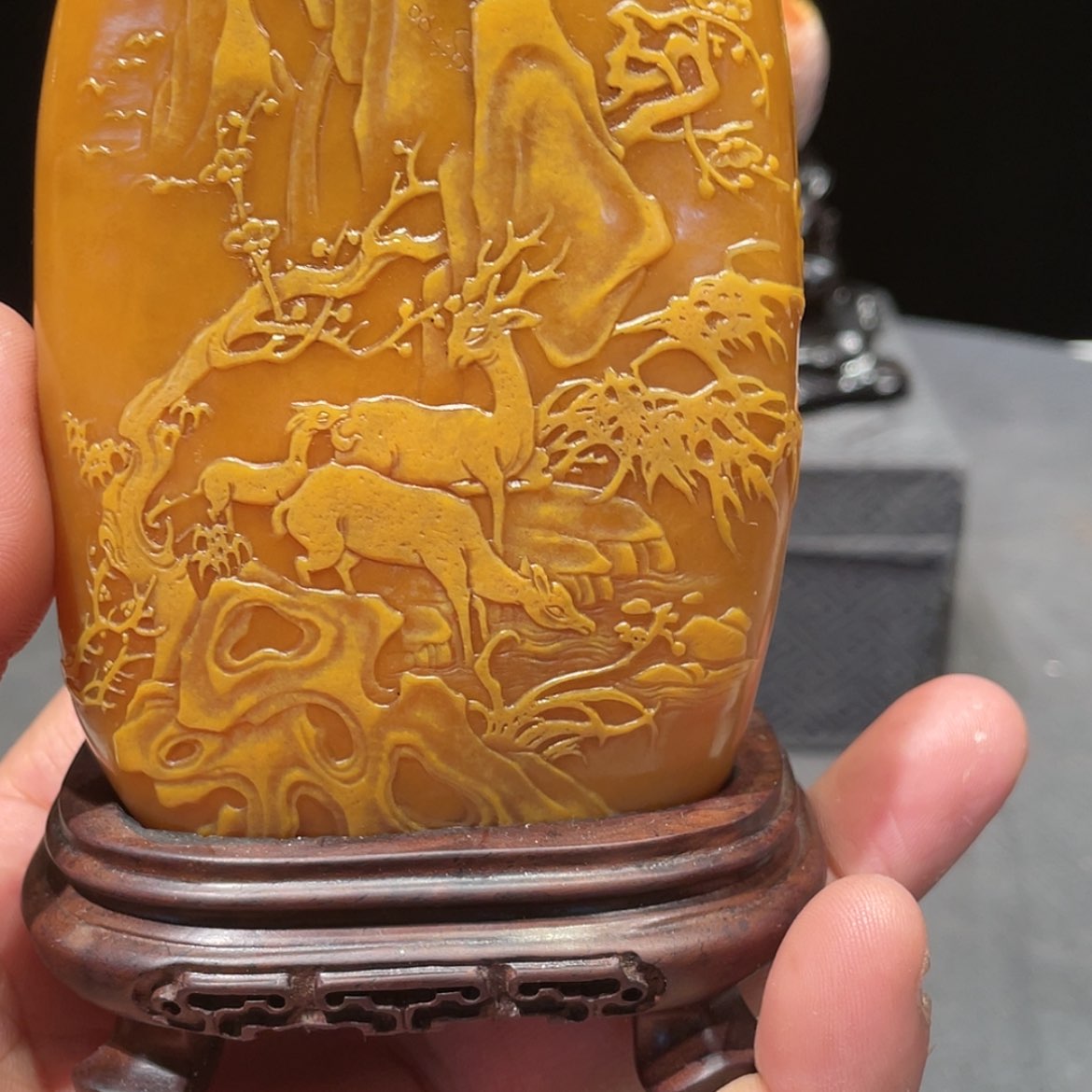 【闪购商品】寿山石抖****好山水的风景