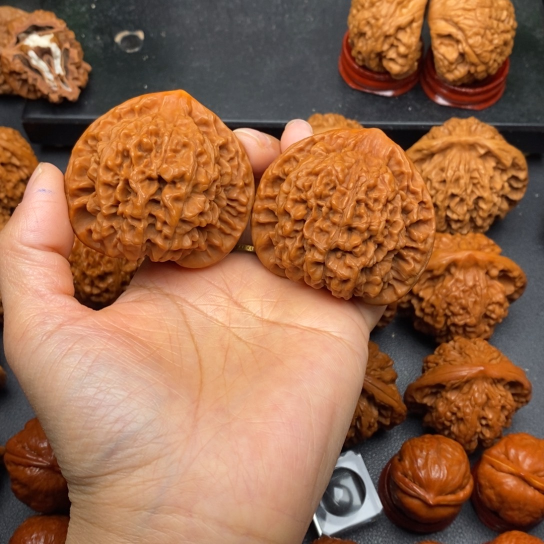 A***.把件文玩核桃官帽