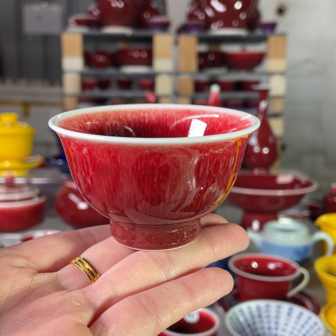 清欢雅玩原矿郎红福利玉兰杯