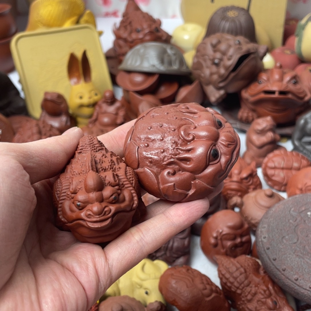 紫砂茶宠紫砂瑕疵