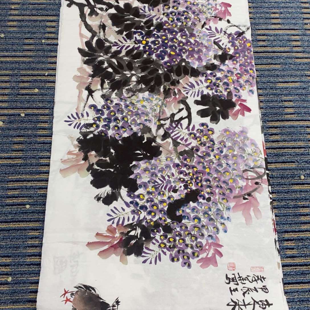 国画王孝华四尺曈