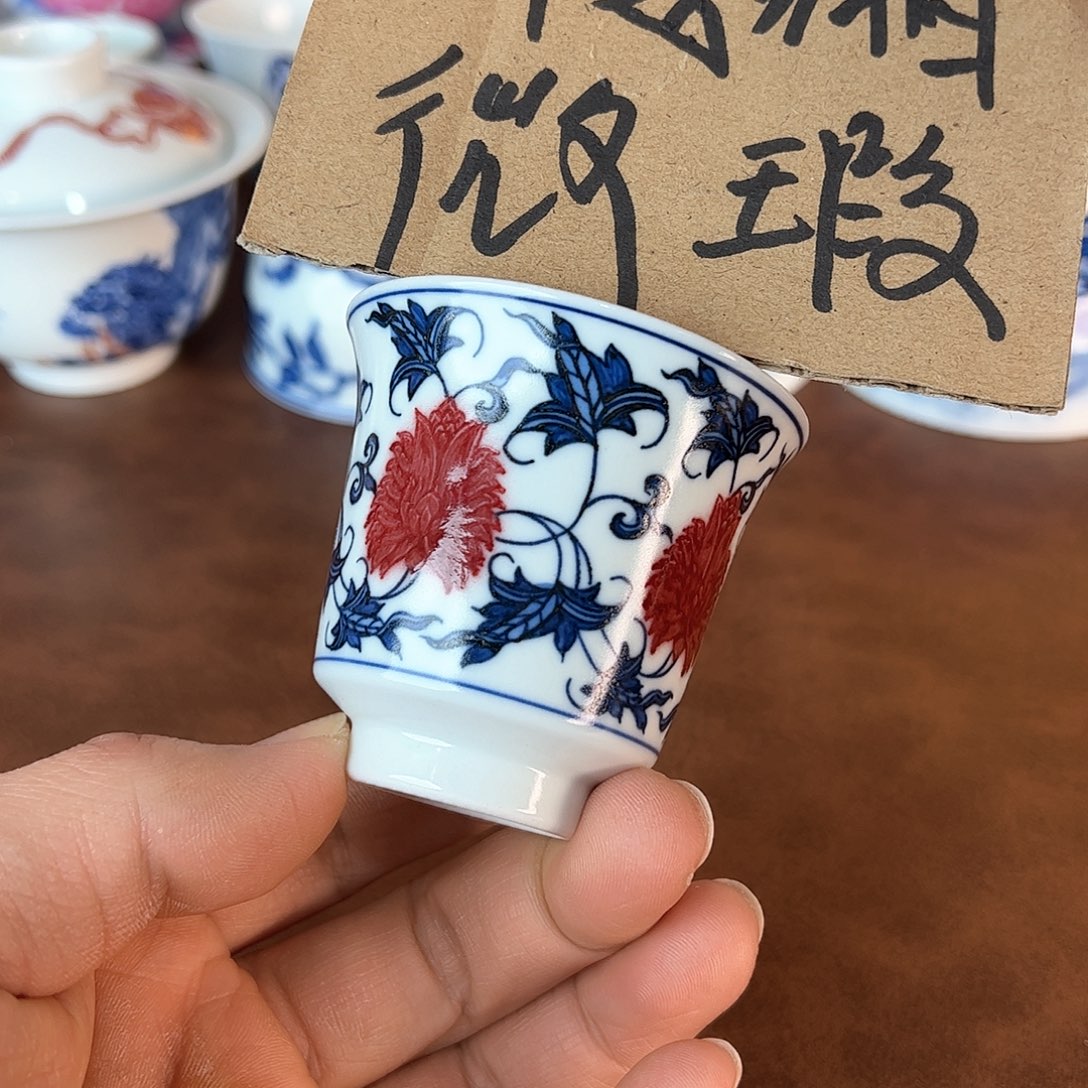 杯景德镇全手工手绘陶瓷