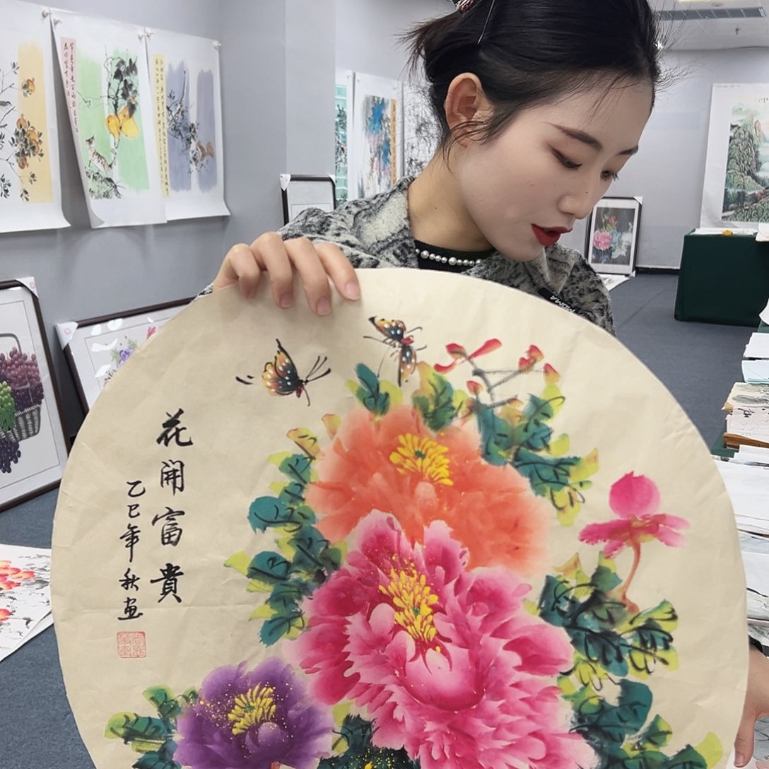 国画手绘国画大捡漏哦