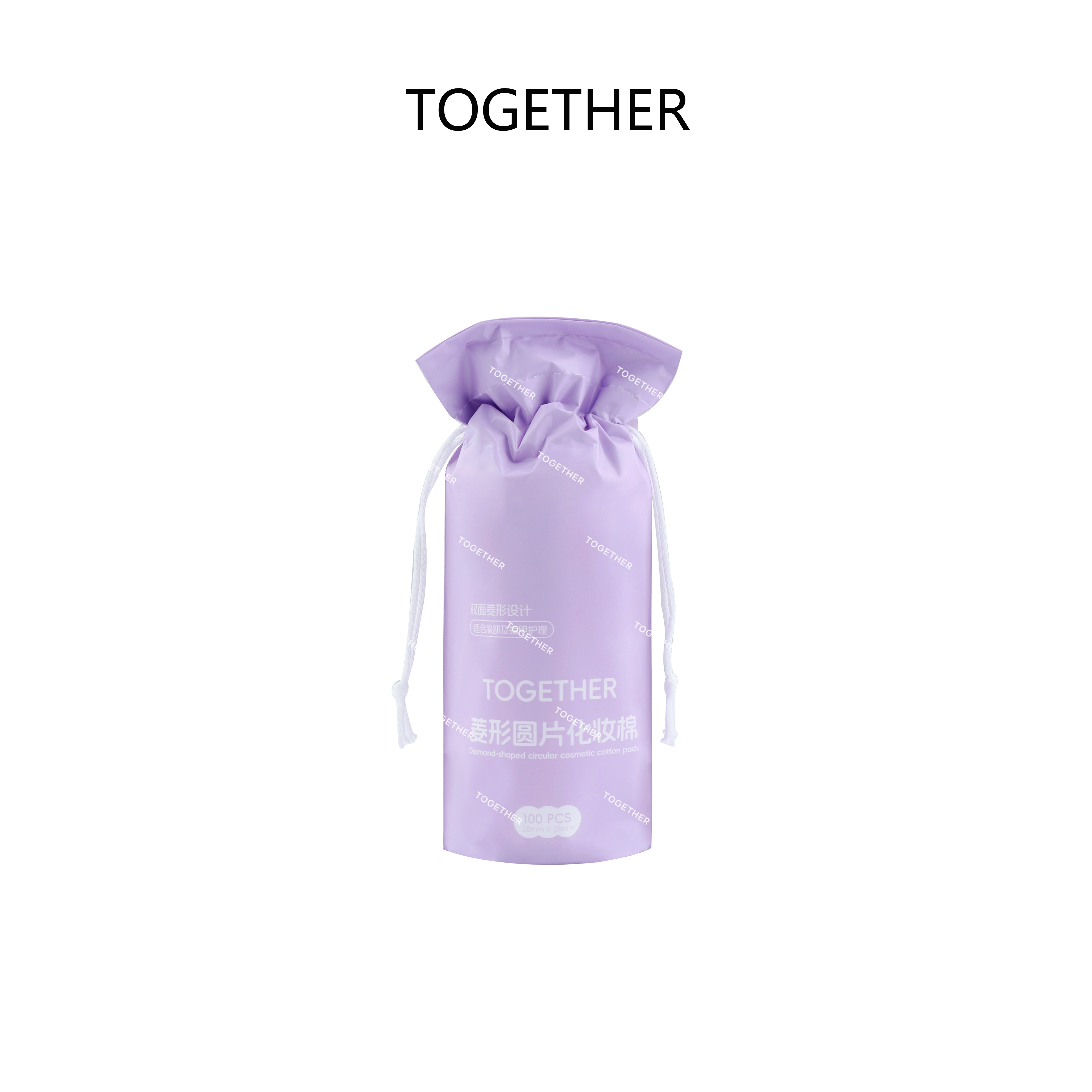 【TOGETHER】卸妆棉脸部专用纯棉厚款菱形圆片化妆棉厚款湿敷#W1899