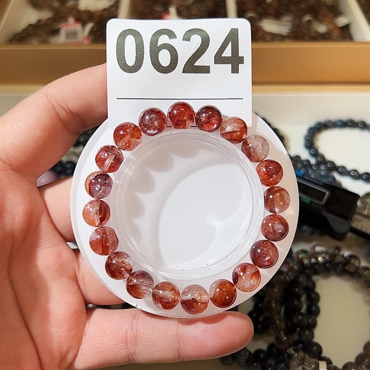 手链未镶嵌水晶胶花手链卡9.8