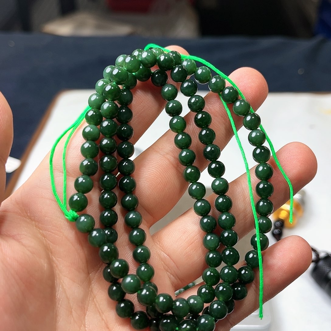 和田玉未镶嵌项链14