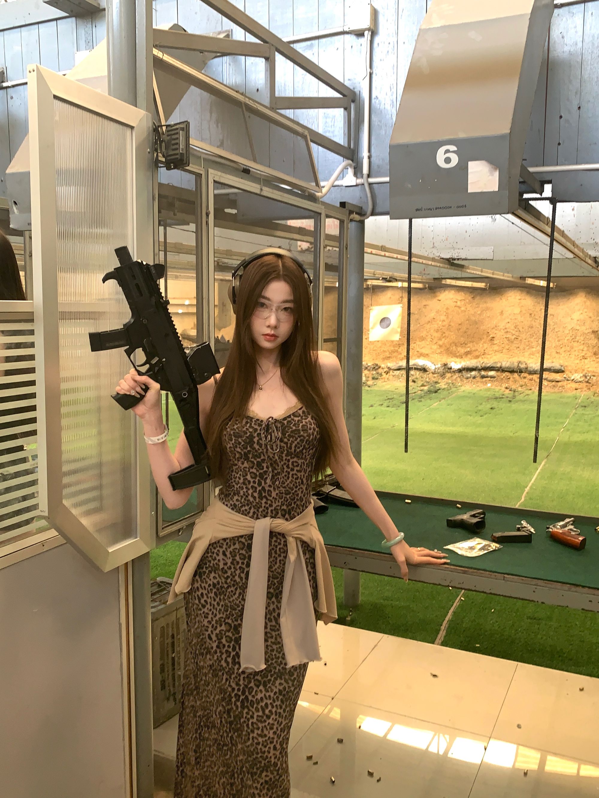 EIA一尧【欲欲豹纹】复古纯欲小野猫豹纹吊带连衣裙气质显瘦韩系裙