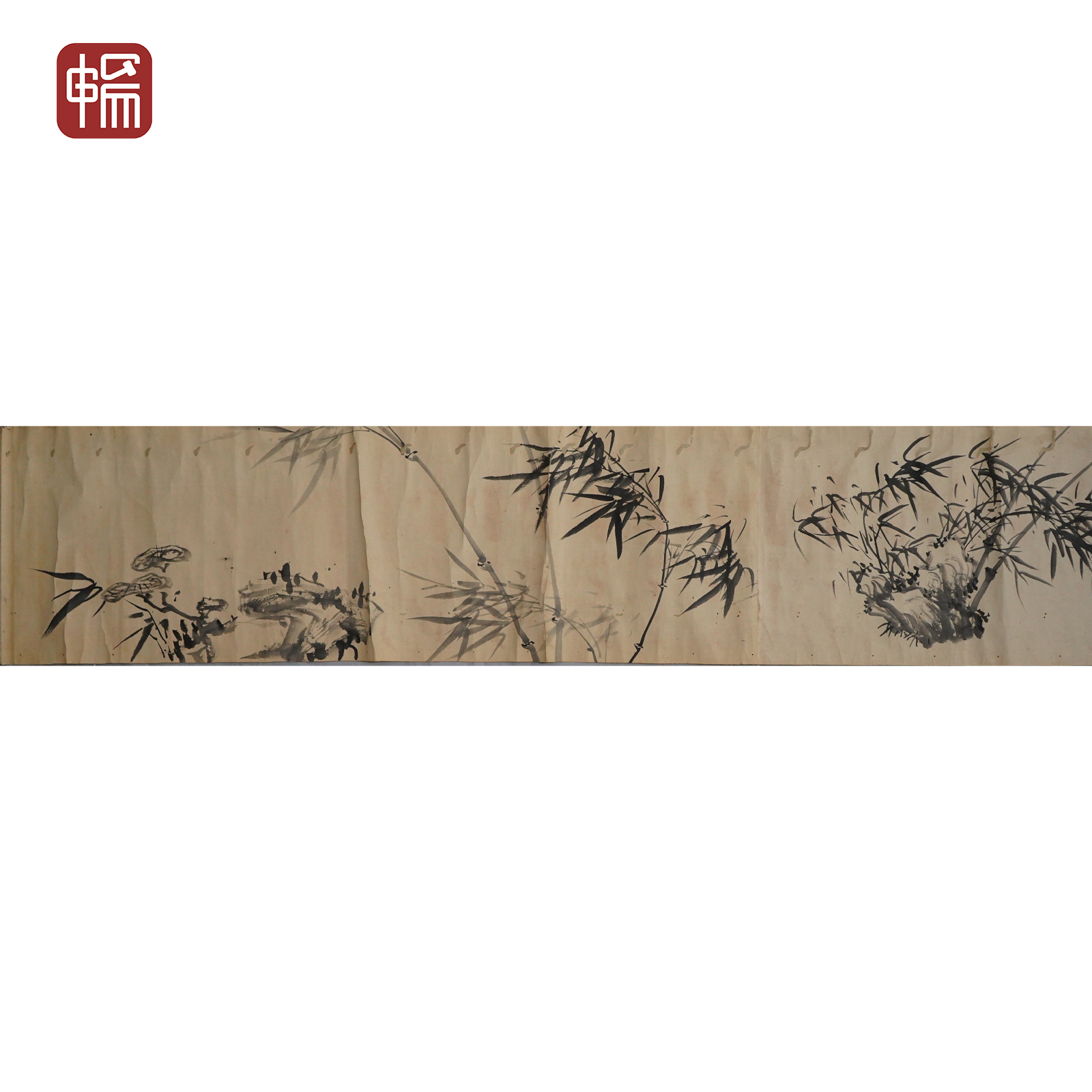 JG065 清代 《墨竹图》498*29（12.99） 纸本立轴  FL.