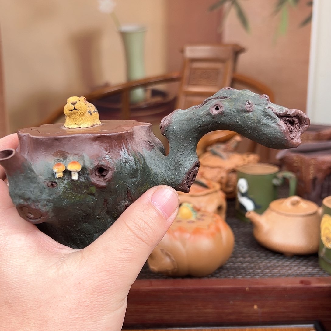 紫砂茶杯兔子法国红酒快快乐乐啦啦