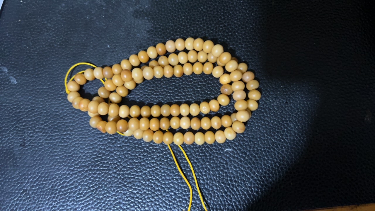 非金属珐琅手链 项链手链黄沁原石卡8算盘珠