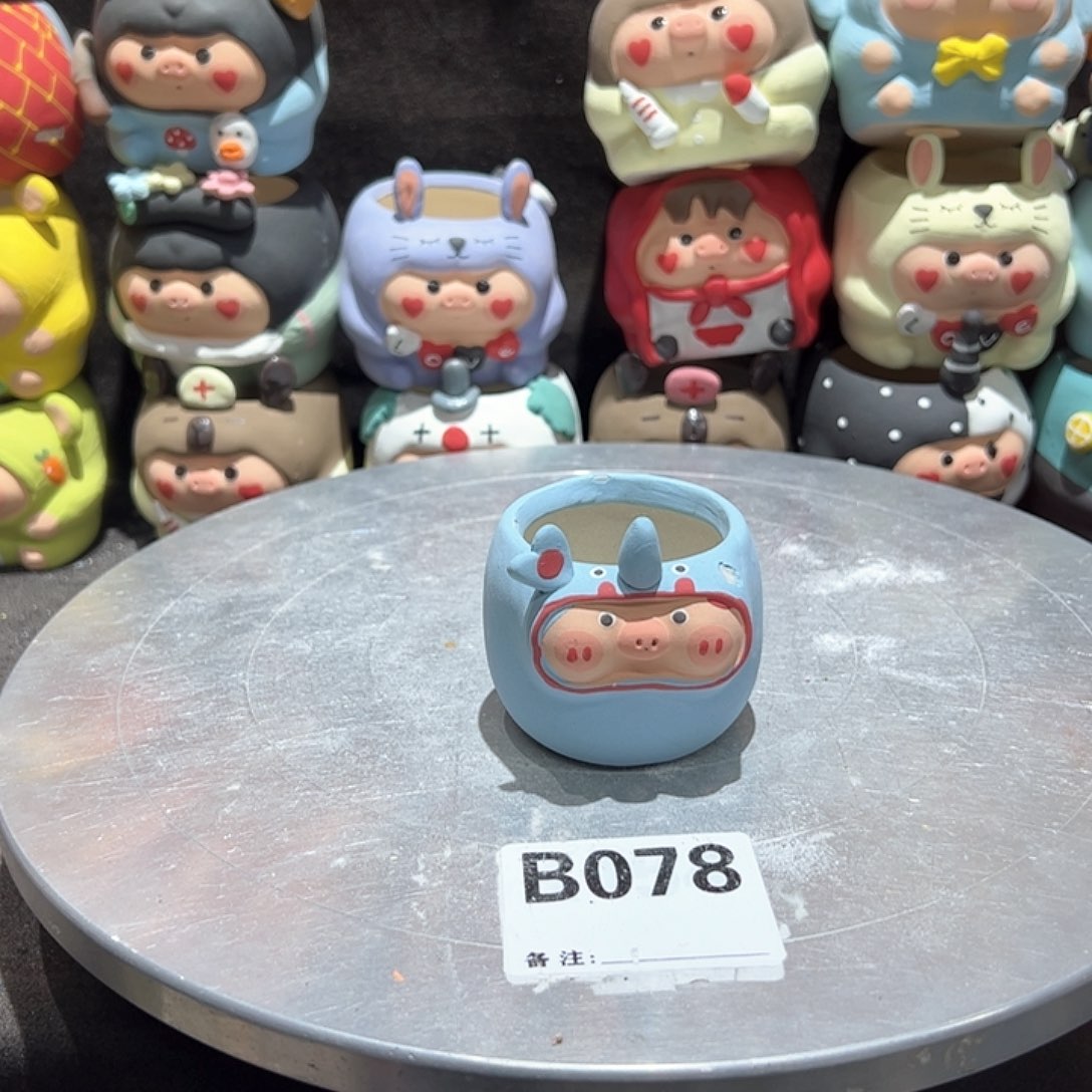 陶瓷可爱多肉花盆 微瑕