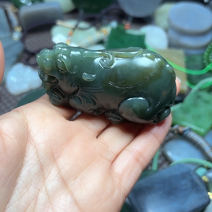 和田玉珠宝半成品未镶嵌F*n