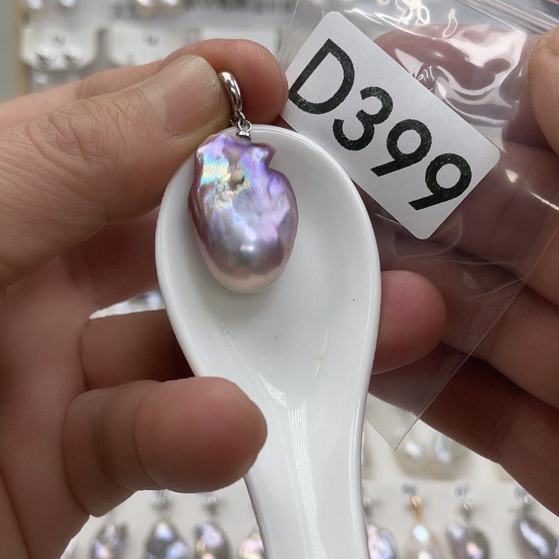 淡水珍珠颈饰银S925镶嵌