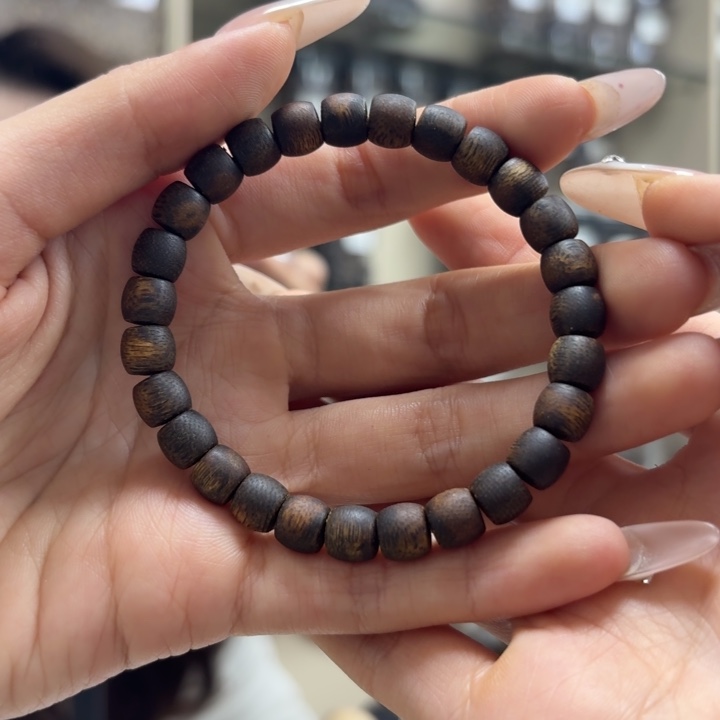 G***?沉香沉香碎屑0.7-6g鼓珠单圈