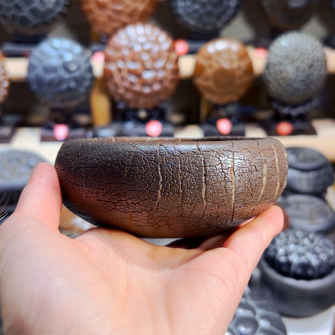 淡***～石材歌谣纹大碗钵