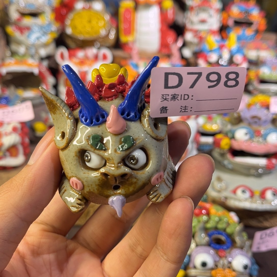 泥塑纯手工茶宠摆件