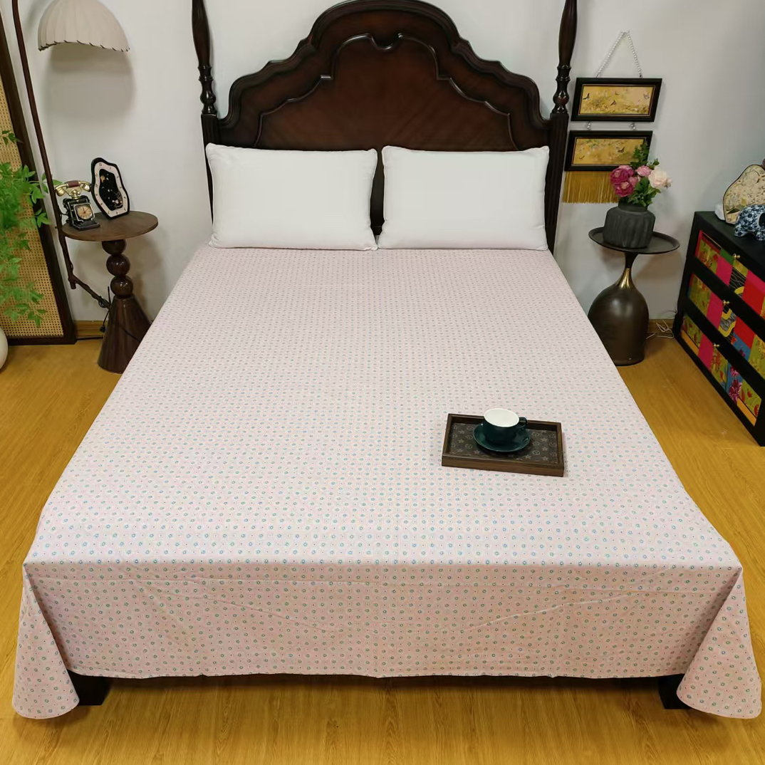 鱼骨棉纯棉加厚凉席单床单245*250微瑕～G287