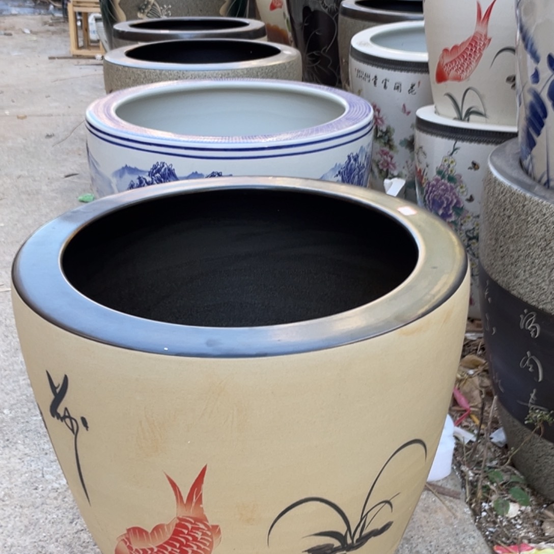 景德镇陶瓷鱼缸景德镇陶瓷鱼缸