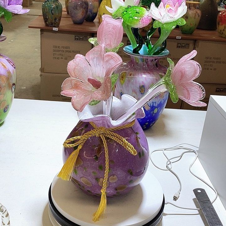 花瓶加花高32厘米口径10厘米
