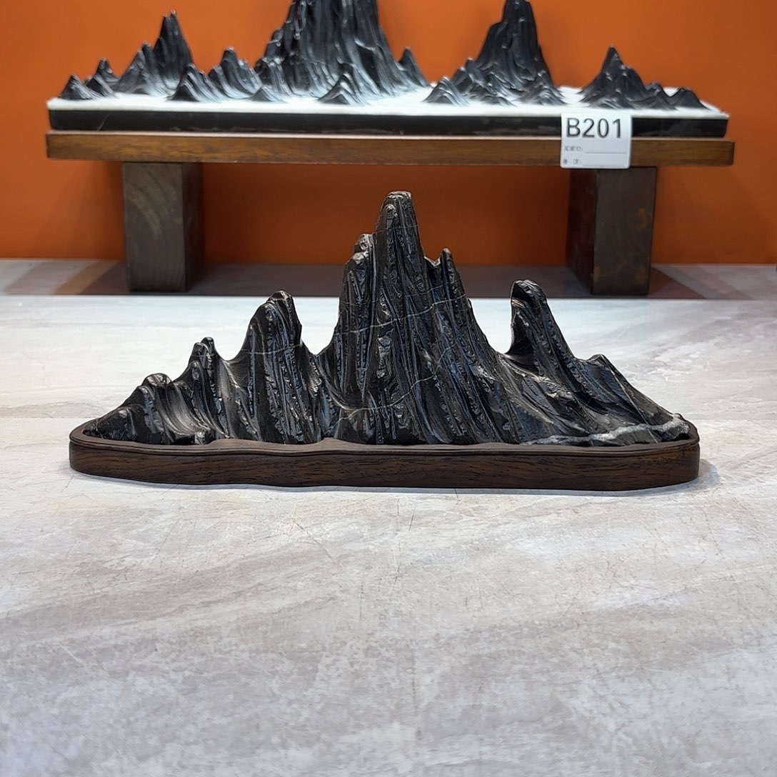 摆件磁**道灵璧石奇石摆件 