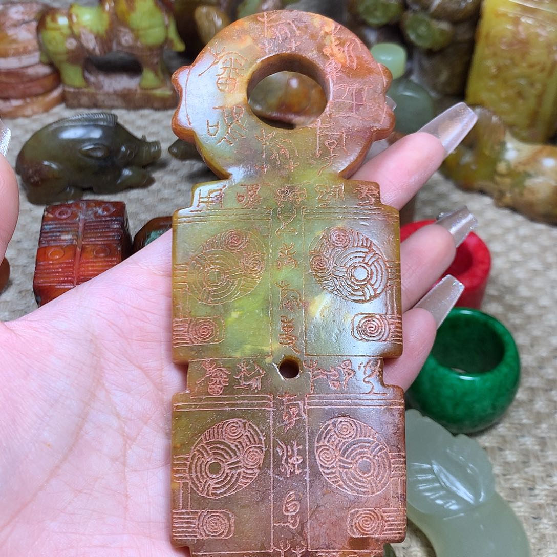 白玉菩提吊坠挂件