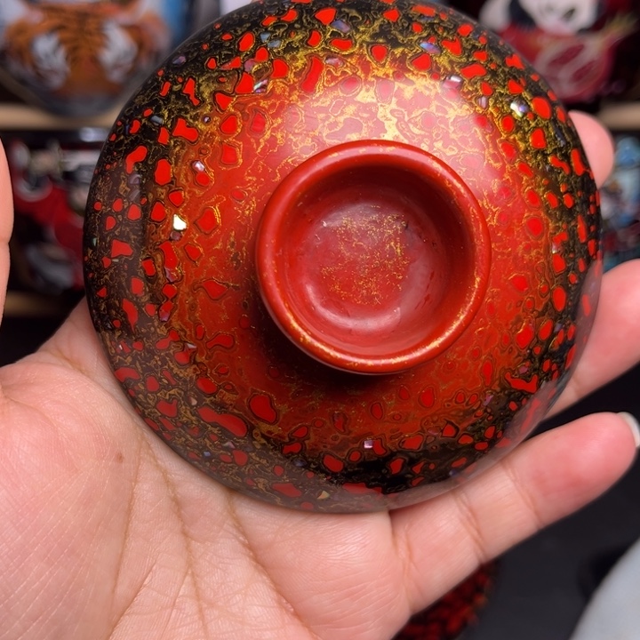 茶盏用****6主播家的大漆真漂亮！