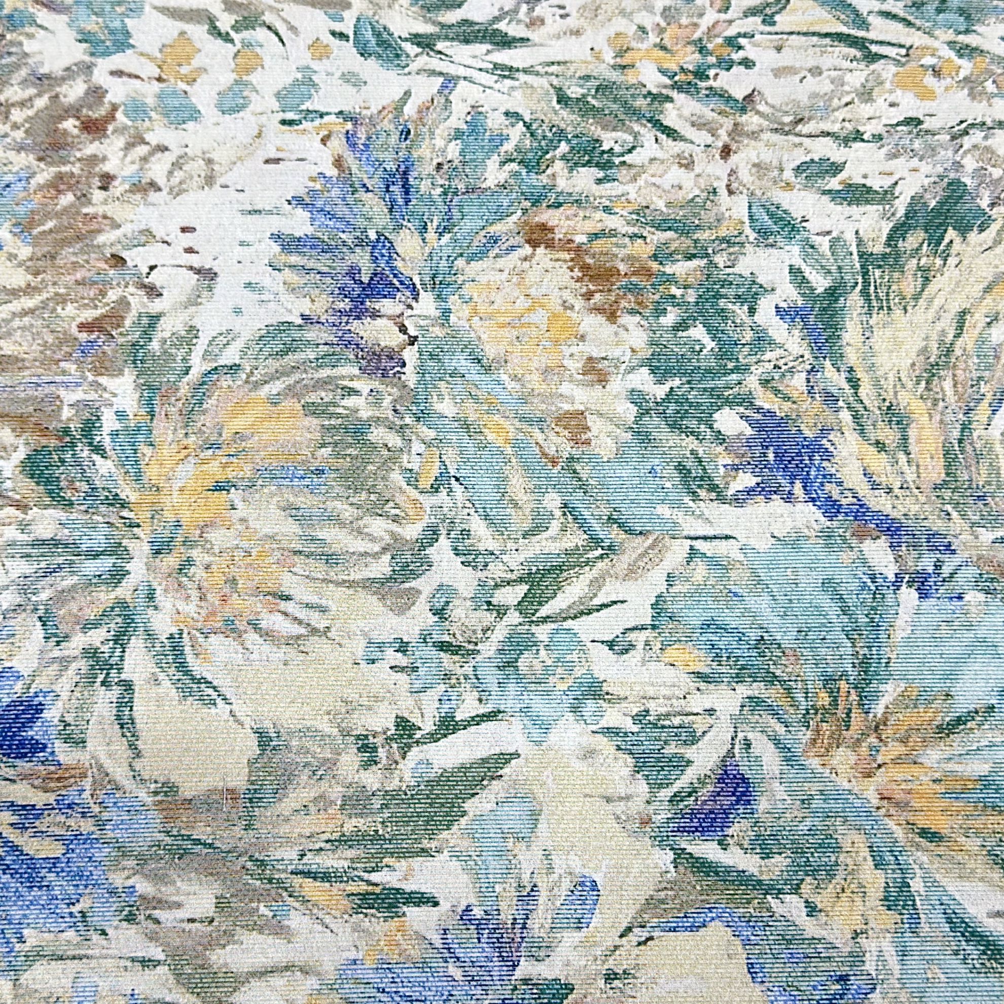 羊绒双面双色全毛 紫碎花 宽幅（定制类产品，定制周期30-45天）