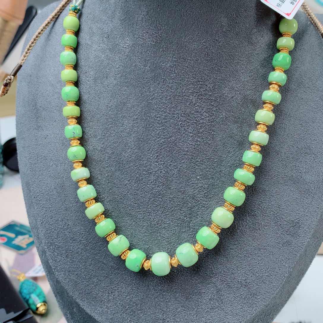 绿松石其他18K金镶嵌