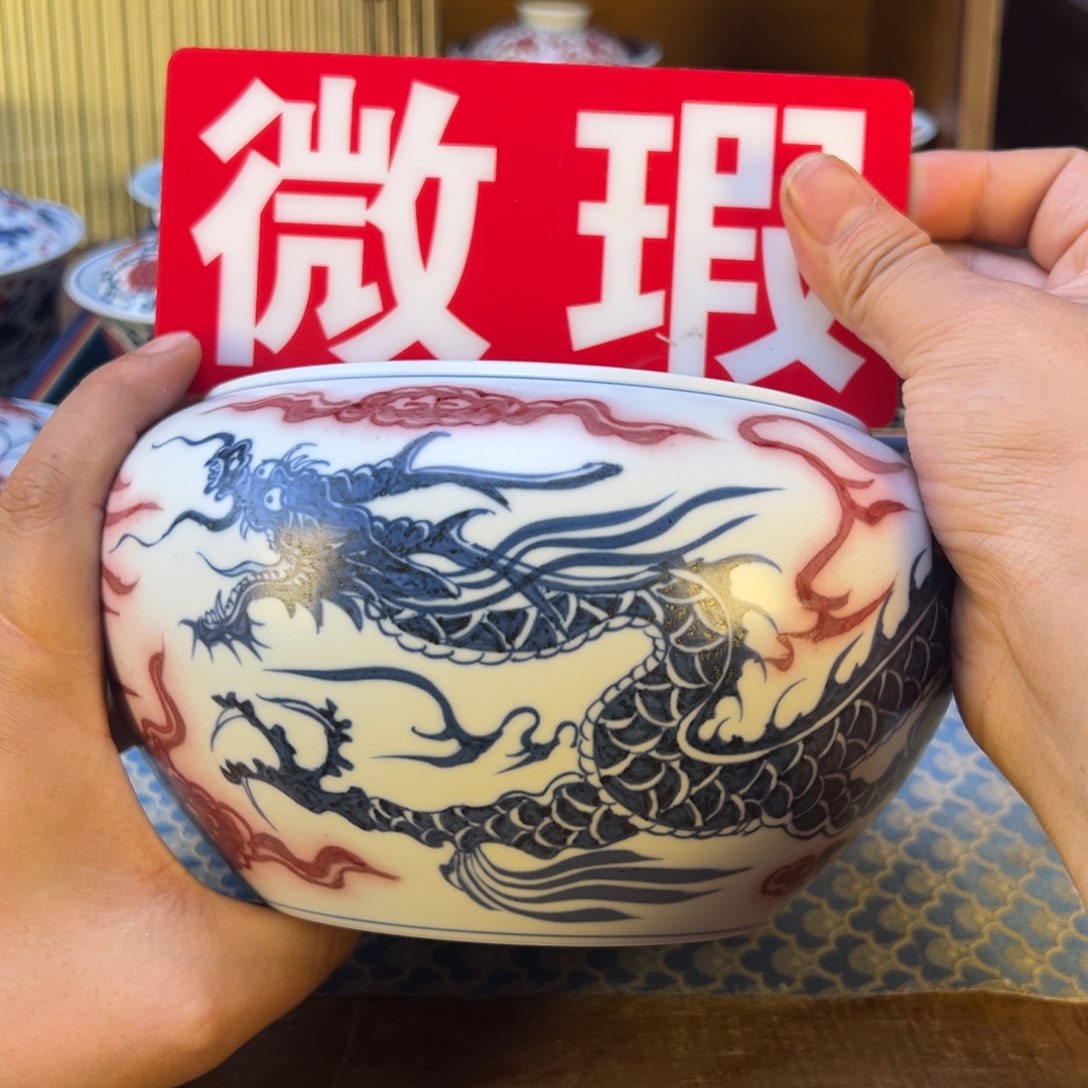 摆件微瑕景德镇手工手绘