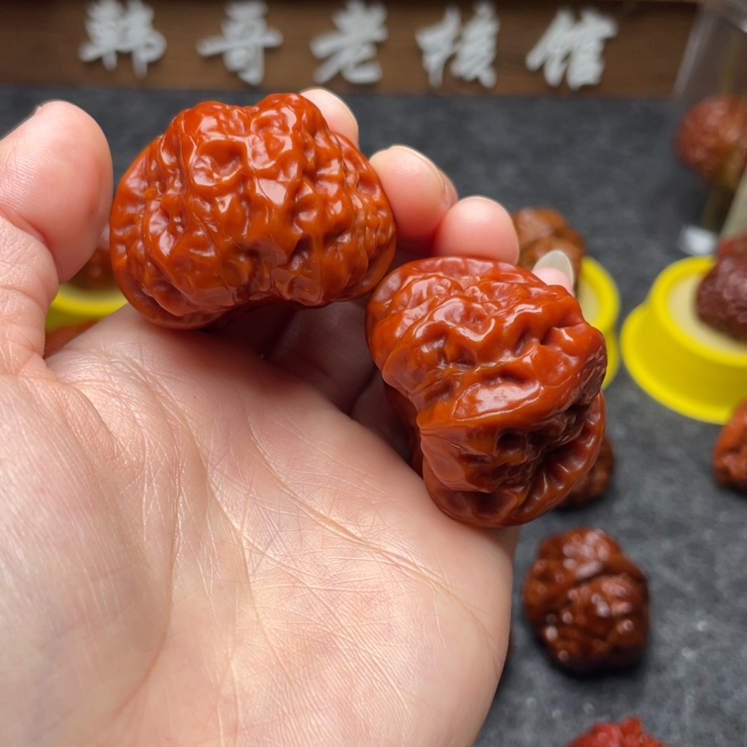 吊坠文玩核桃文玩核桃 手把件 蛤蟆头 41