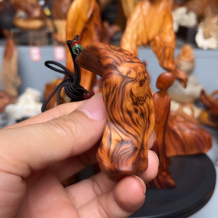 天***策柏木（崖柏）崖柏挂件崖柏挂件