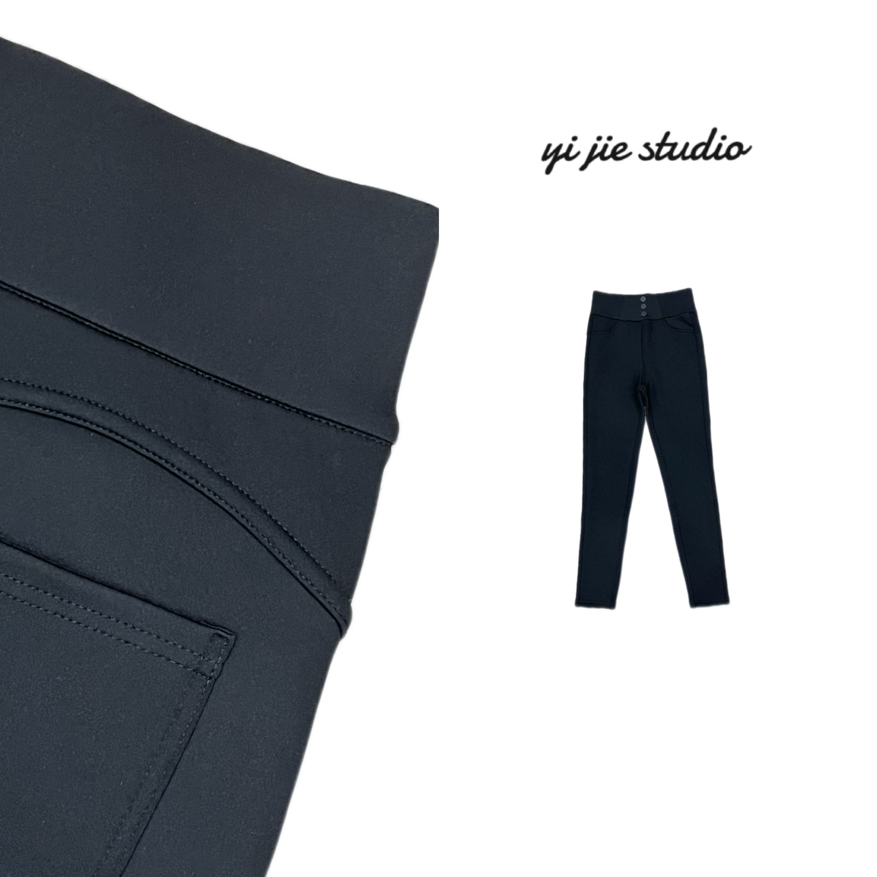 YJ studio 一姐超模小黑裤#EEYJ11065