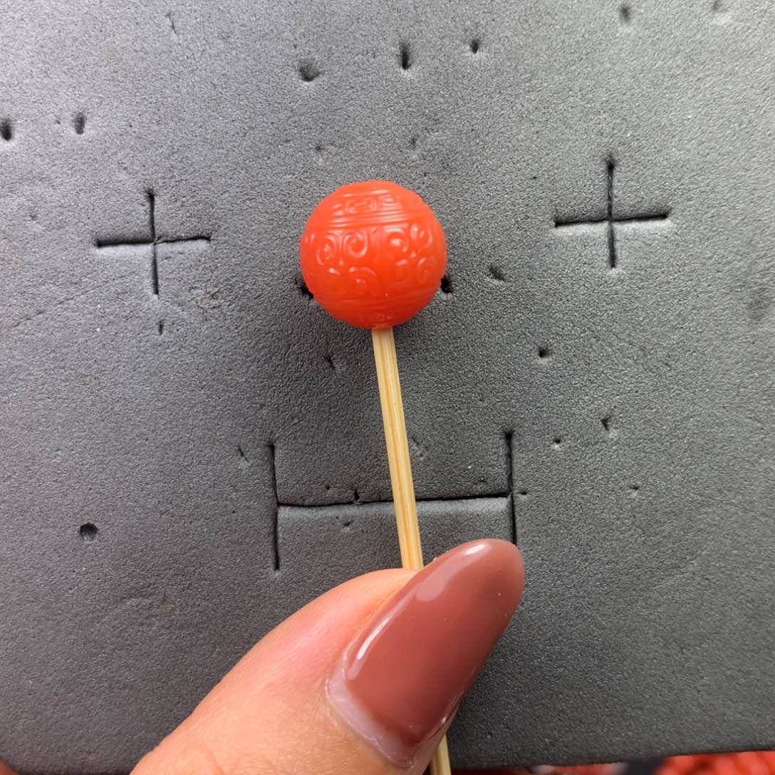 南红玛瑙珠子未镶嵌