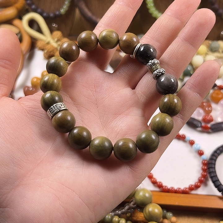 手串/手链维腊木（绿檀）绿檀
