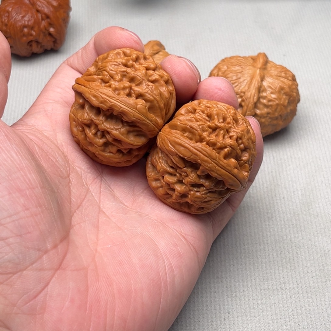 吊坠文玩核桃红锦鲤