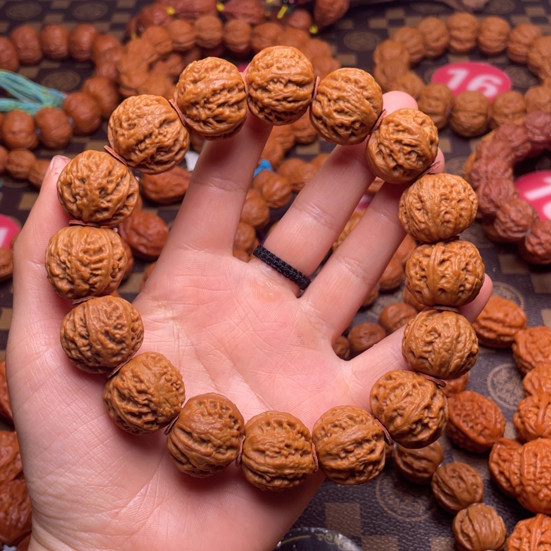 文玩核桃吊坠悠*然珊瑚纹