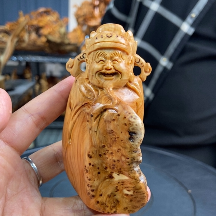 柏木（崖柏）手把件