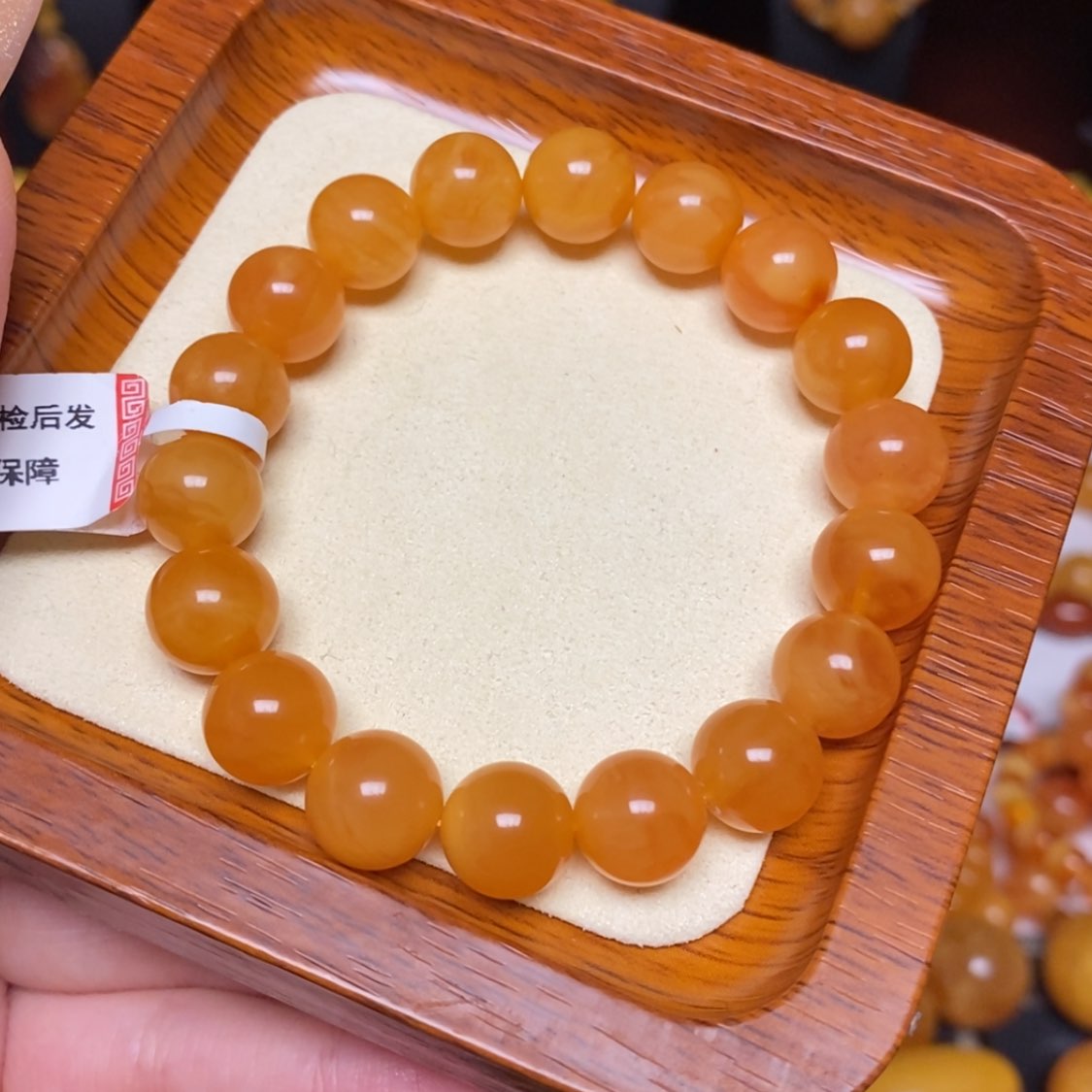 【闪购商品】蜜蜡手链未镶嵌手串