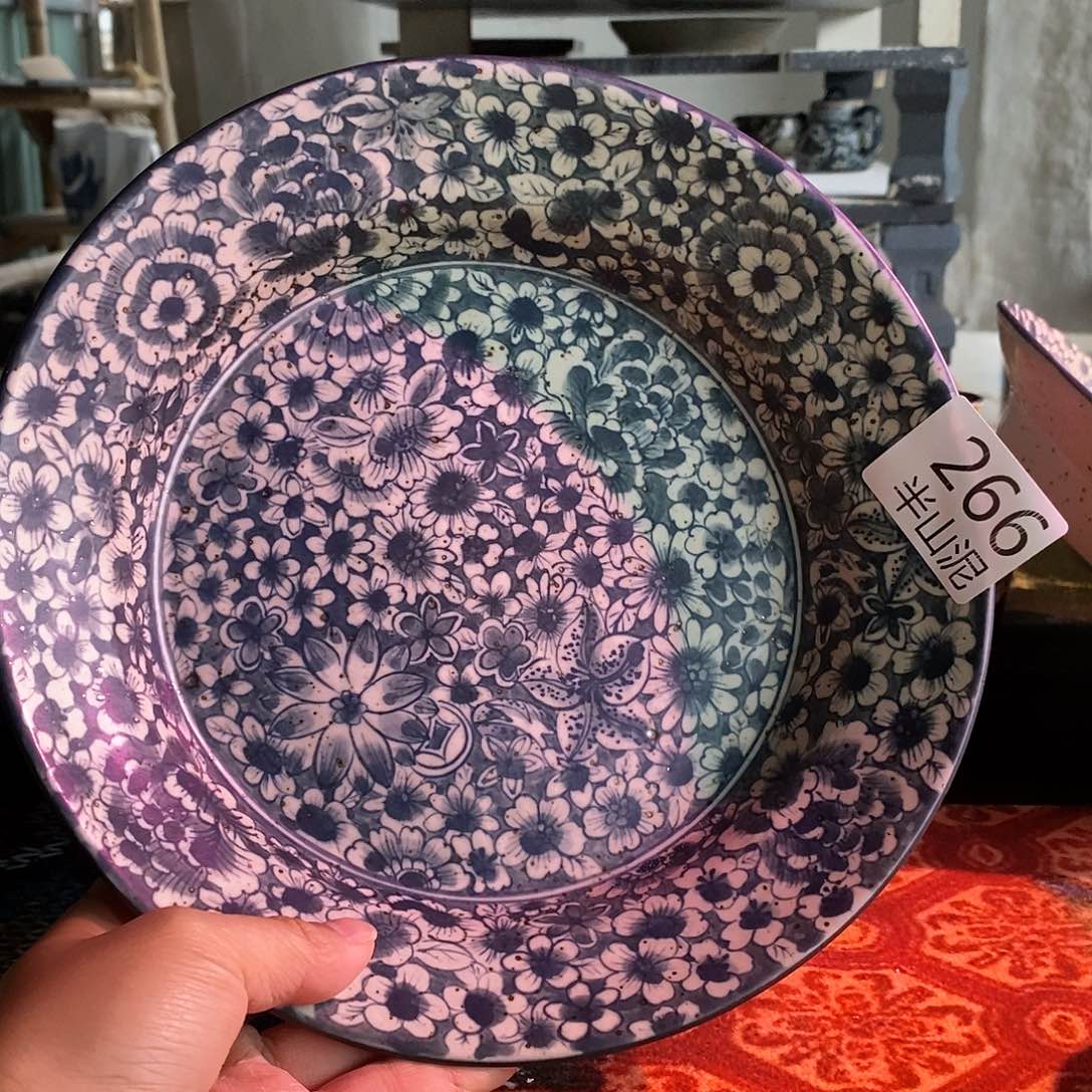 陶手工手绘青花高温陶瓷