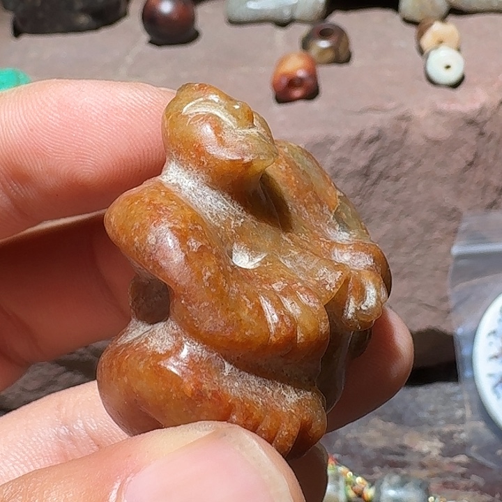 和田玉（糖玉）未镶嵌颈饰用****5