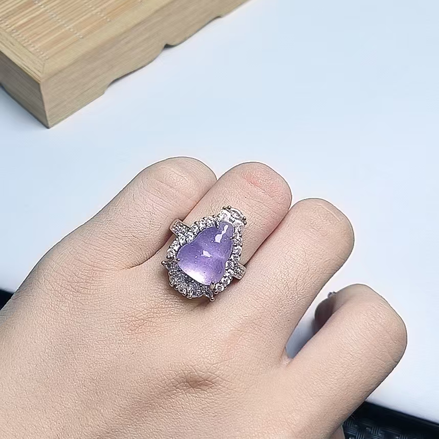 （聚宝严选）B23紫葫芦F戒指精致精美气质时尚百搭妈妈款